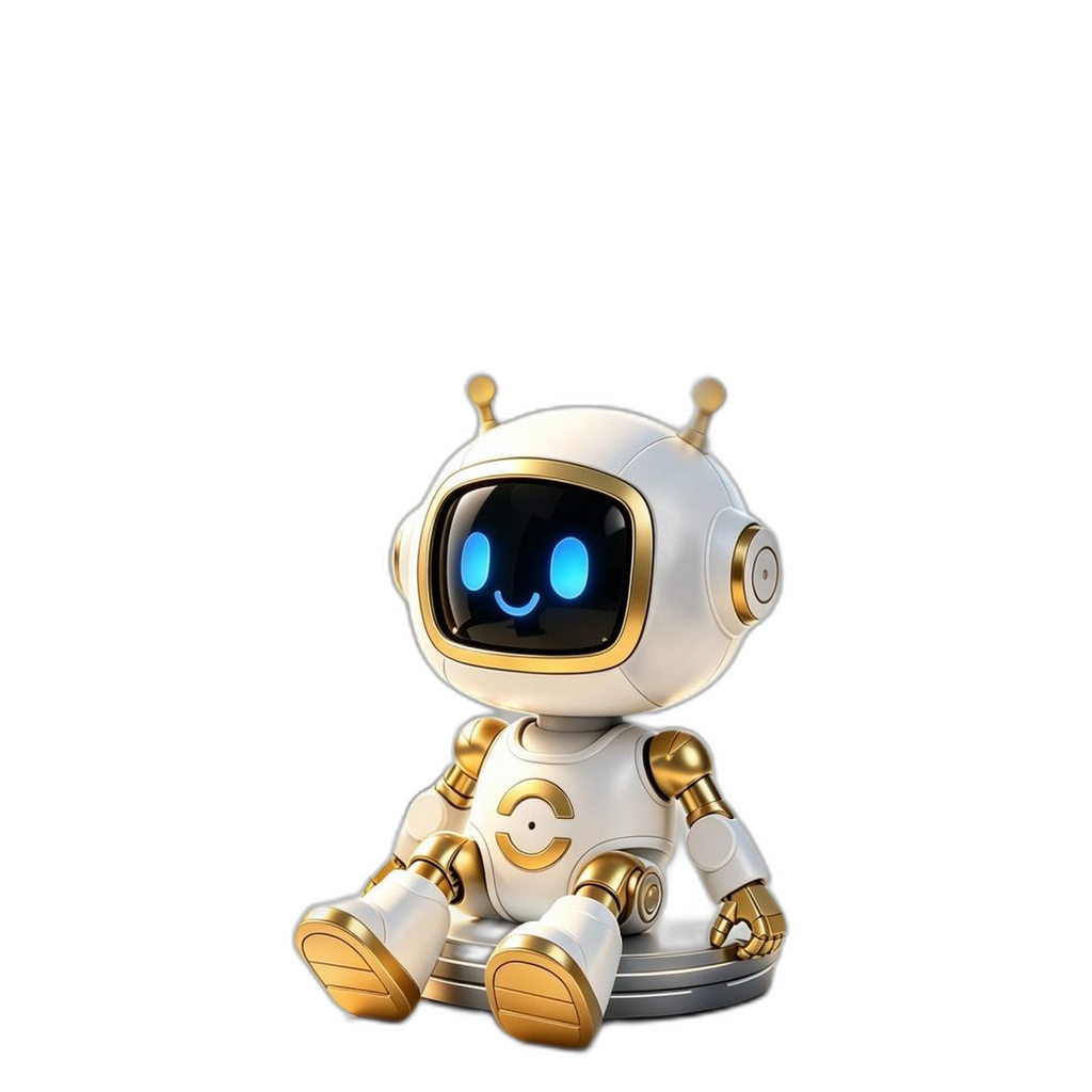 Smart AI Desktop Robot Companion LED Screen Display 37 Languages Voice Interaction Office Home Use I