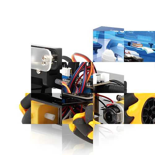 ACEBOTT Stem Robot AI Visual Car Kit Set Adults Kids Learning DIY Coding ESP32 AI Robotic Educationa
