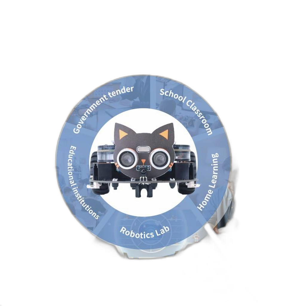 WeeeCore Bot Innovative AI IoT Coding Learning Toy with ESP32 STEM Education Draw Robot Voice Control Compatible Scratch