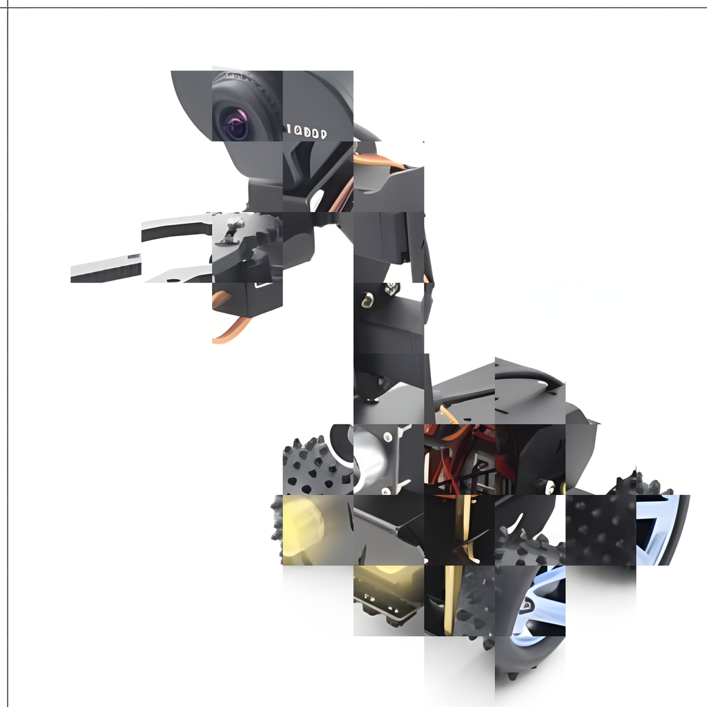 Adeept PiCar Pro V2 Robotics Kit (Raspberry Pi Not Included) Smart Car 4-DOF Robotic Arm Pi 5/4/3 10