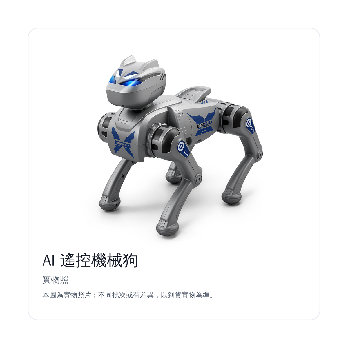 AI 遙控機械狗｜產品實照