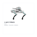 AI 編程打彈機械狗｜正面白底產品照